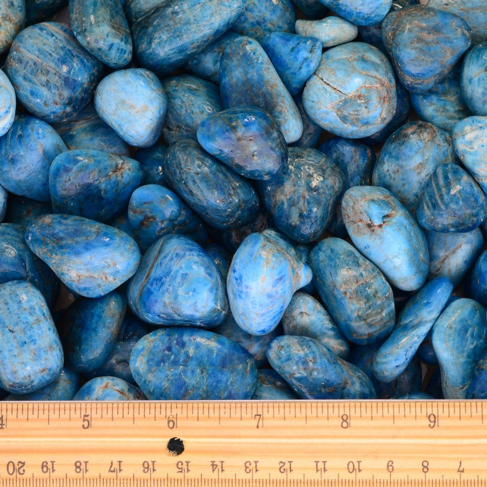 
                  
                    Tumbled Blue Apatite - A5
                  
                