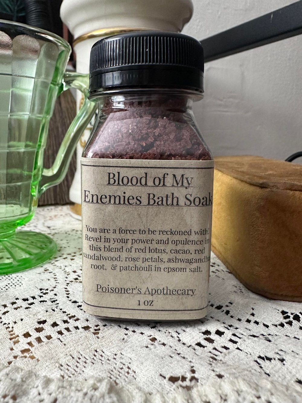 Blood of My Enemies Bath Soak - 1 oz Jar