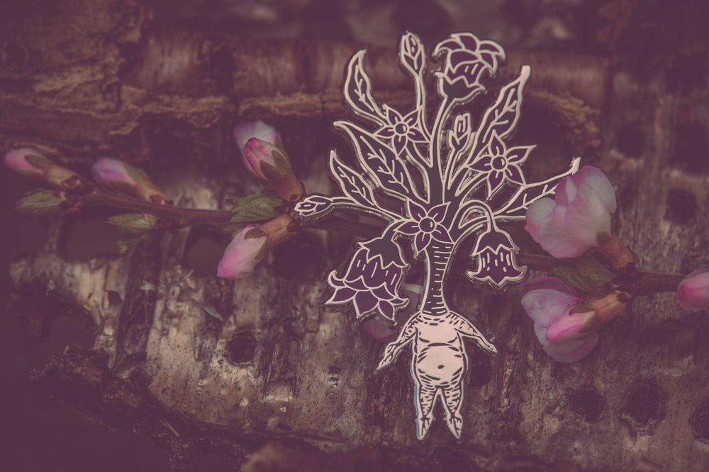 
                  
                    Belladonna Mandrake - Enamel Pin
                  
                