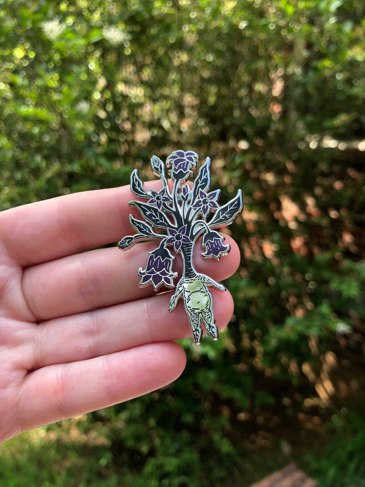 
                  
                    Belladonna Mandrake - Enamel Pin
                  
                