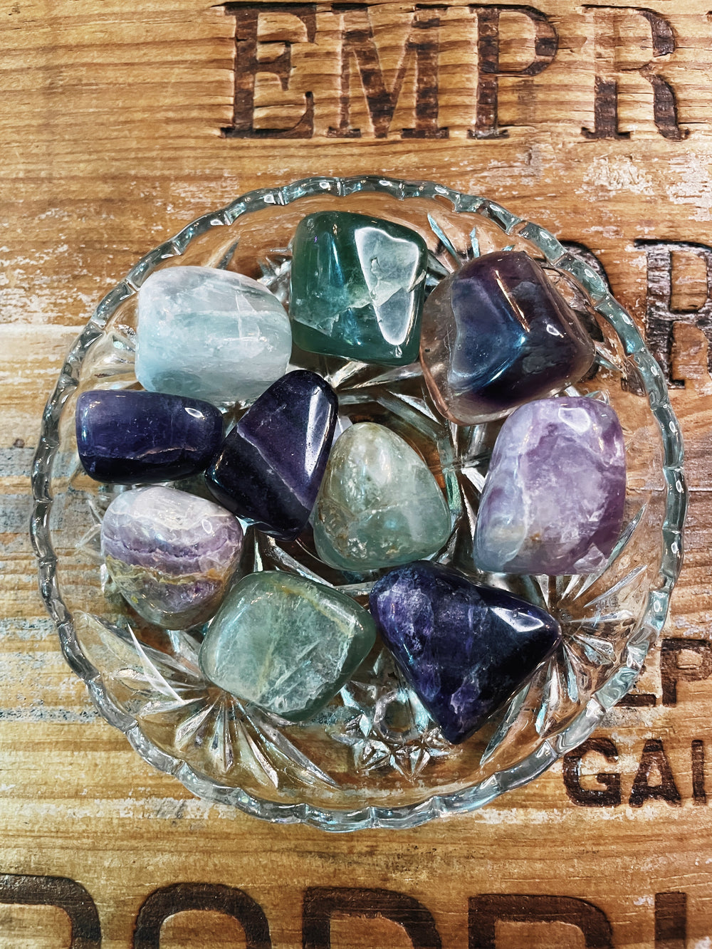 Tumbled Fluorite #F4